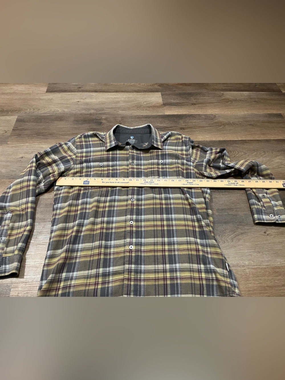 KÜHL Fugitive Flannel Shirt | Men’s Medium | Button Down | Outdoor - Picture 4 of 10